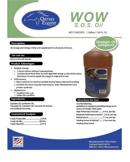 Ortho Equine WOW S.O.S. OIL
