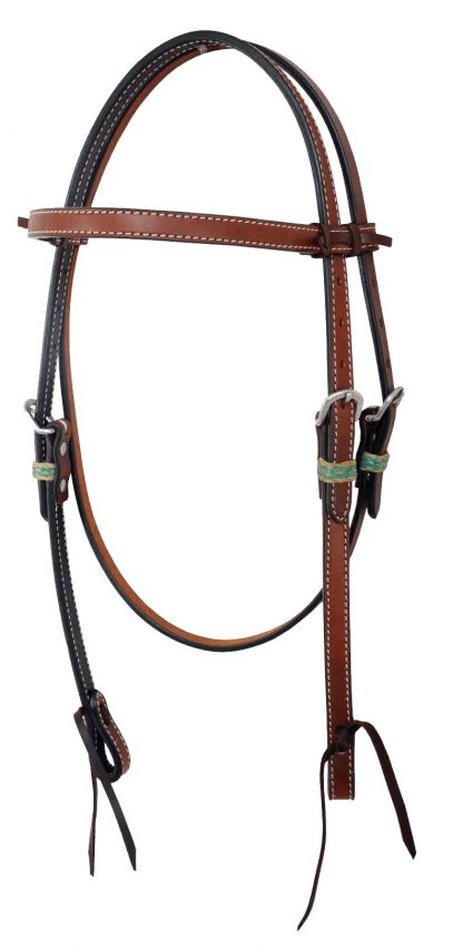 Rafter T Browband Headstall w/ Rawhide Keeper