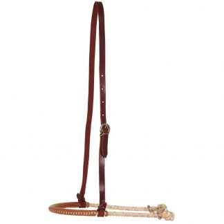 Oxbow Leather Covered Rope Noseband