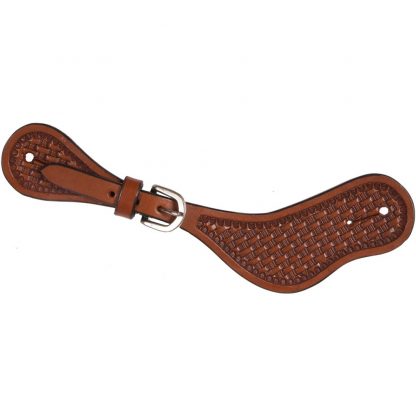 Oxbow Basket Stamped Cowboy Spur Straps