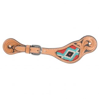 Oxbow Youth Beaded Spur Straps