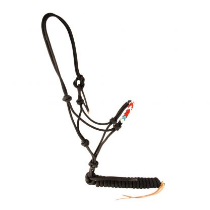 Oxbow Mesa Beaded Nose Rope Halter with Lead