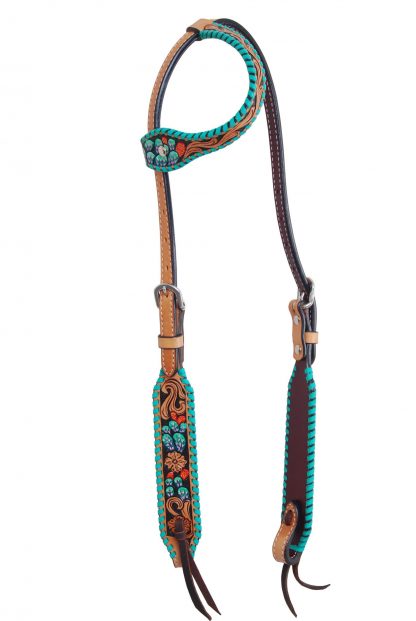 Rafter T One-Ear Headstall w/ Cactus