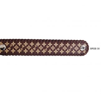 Rafter T Cuff Bracelet w/ Brown Design