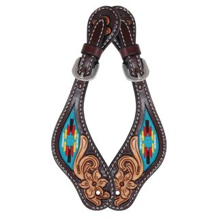 Oxbow Navajo Embroidered Ladies Spur Strap