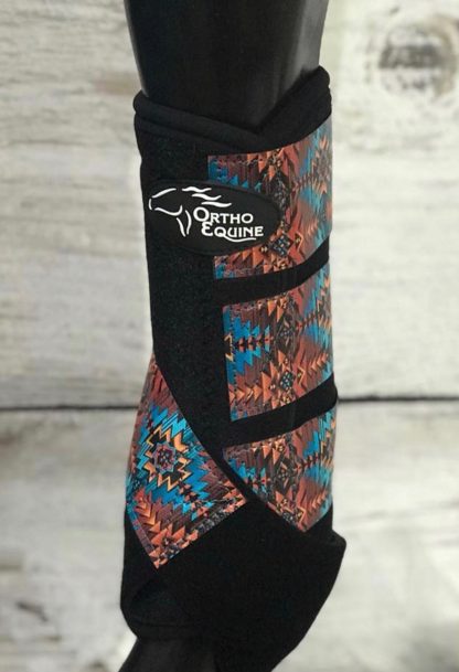 Ortho Equine Aztec 2 Print Boot - Hind