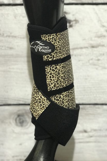 Ortho Equine Cheetah Print Boot - Front