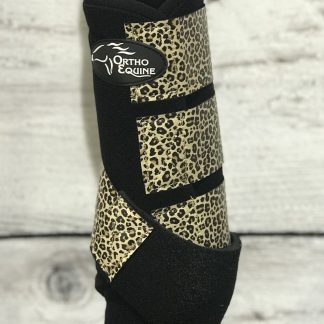 Ortho Equine Cheetah Print Boot - Hind