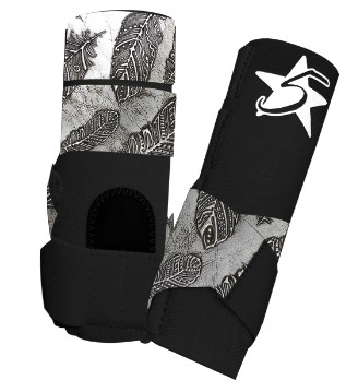 5 Star Patriot Sport Support Boot with Feather Accent Leather - Rear